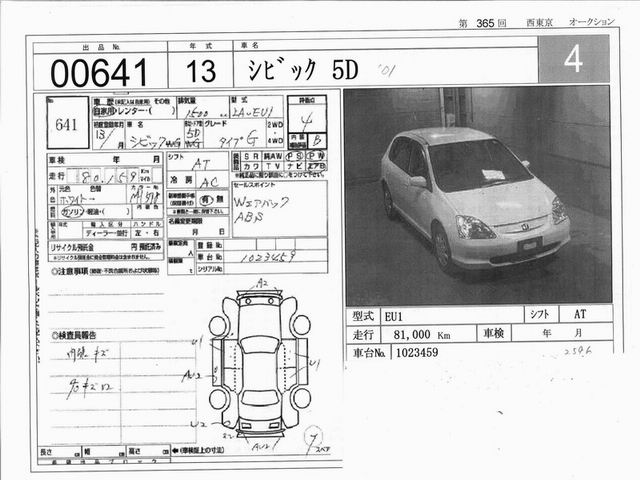 2001 Honda Civic picture